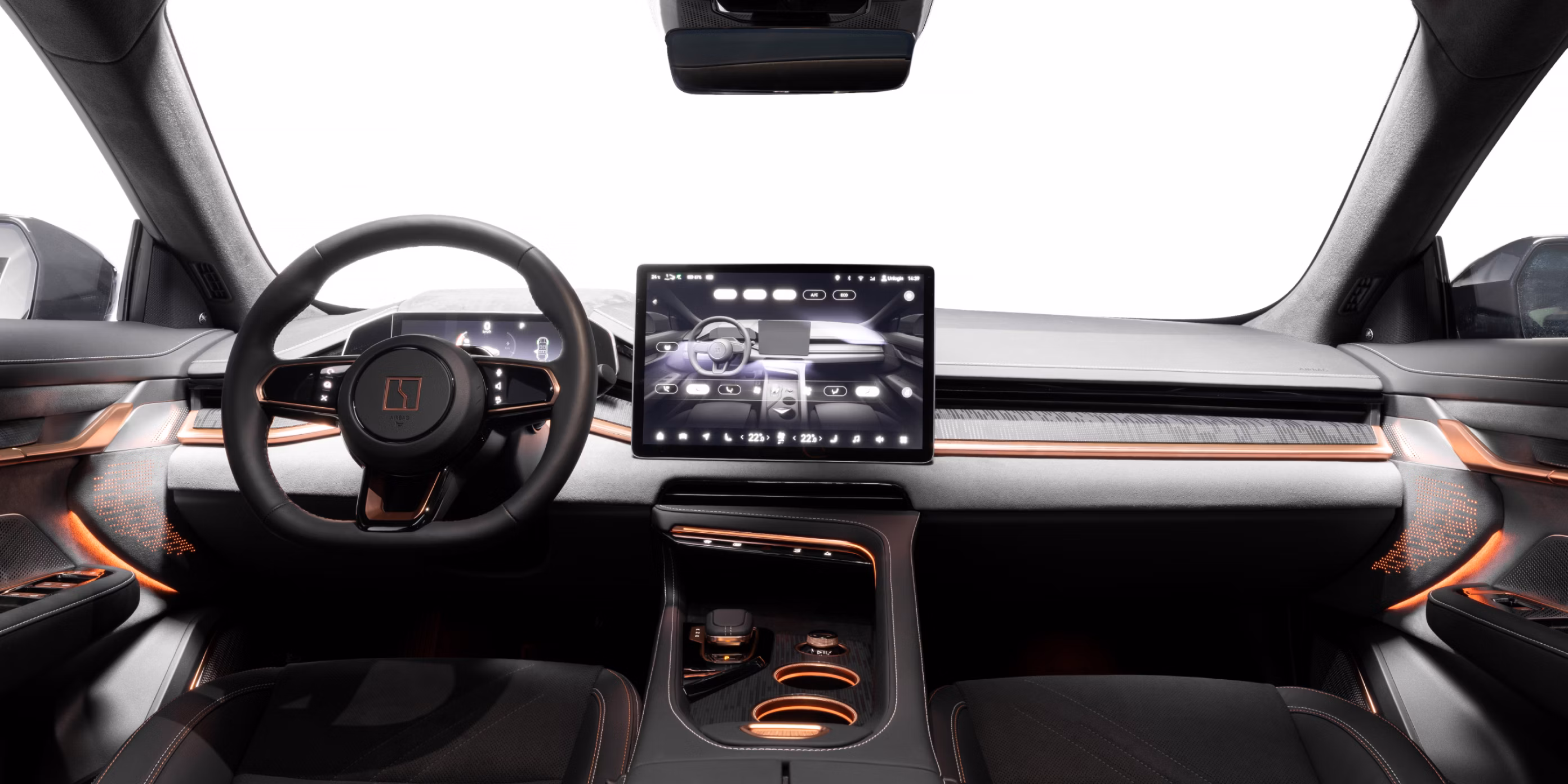 Interior Charcoal Black & Stone Grey